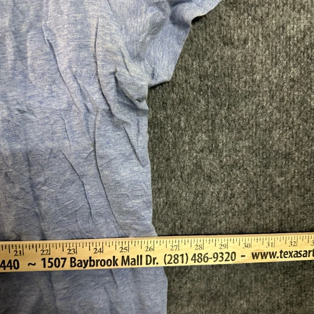 Polo Ralph Lauren T-Shirt Mens Size XXL Light Blue Heathered Cotton Short Sleeve